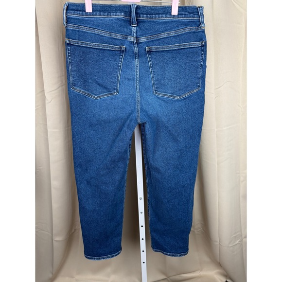 J.Crew‎ Stovepipe High Rise Straight Crop Jeans Women's Size 31 Blue - Picture 4 of 6